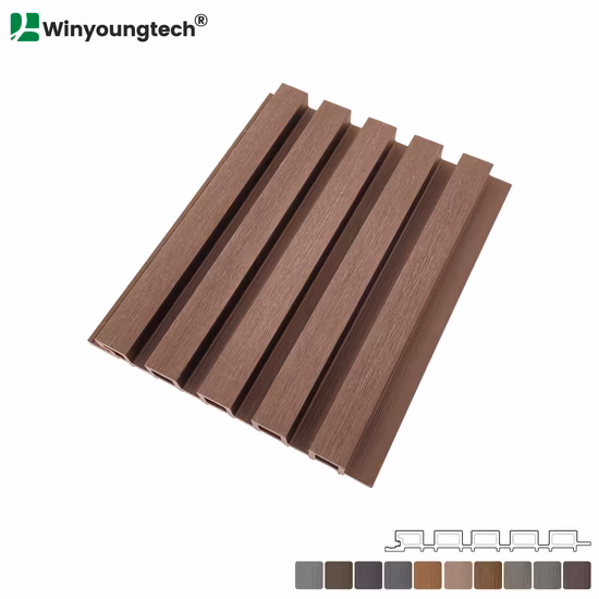 Unique Design WPC Interior Fluted Panel Interior Wall Paneling Panel